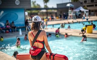 When is a lifeguard necessary for a swimming pool?